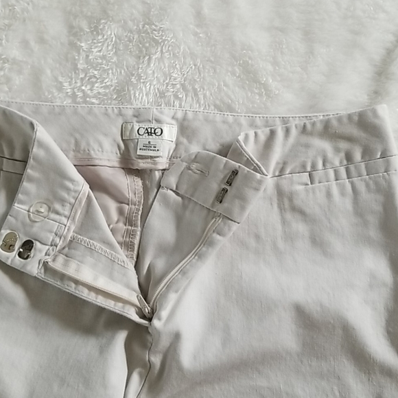 Capri pants size 6 khaki cato - Picture 3 of 5